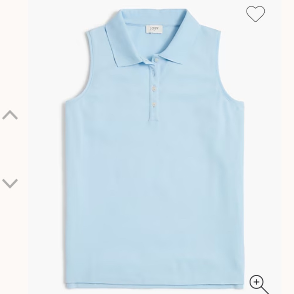 J. Crew Sleeveless Polo. NWT XL STYLE BG096